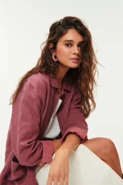 Boucles D'Oreilles Papita Santal