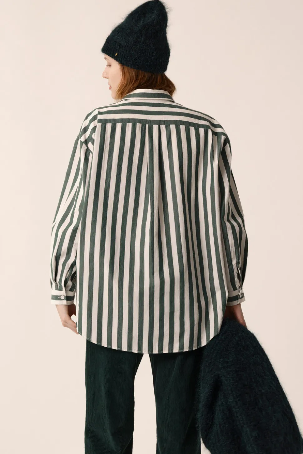 Chemise Sesame Khao - Epicea/Creme