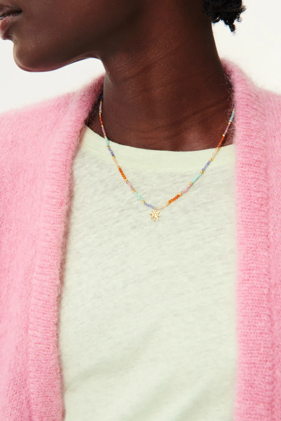 Collier Palmette Multico