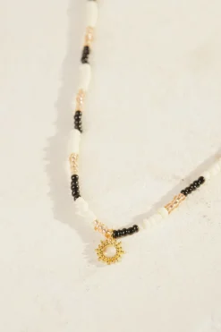 Collier Pepin Noir/Ecru/Oasis
