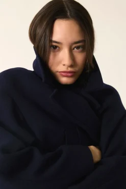 Manteau Yasmine Marine