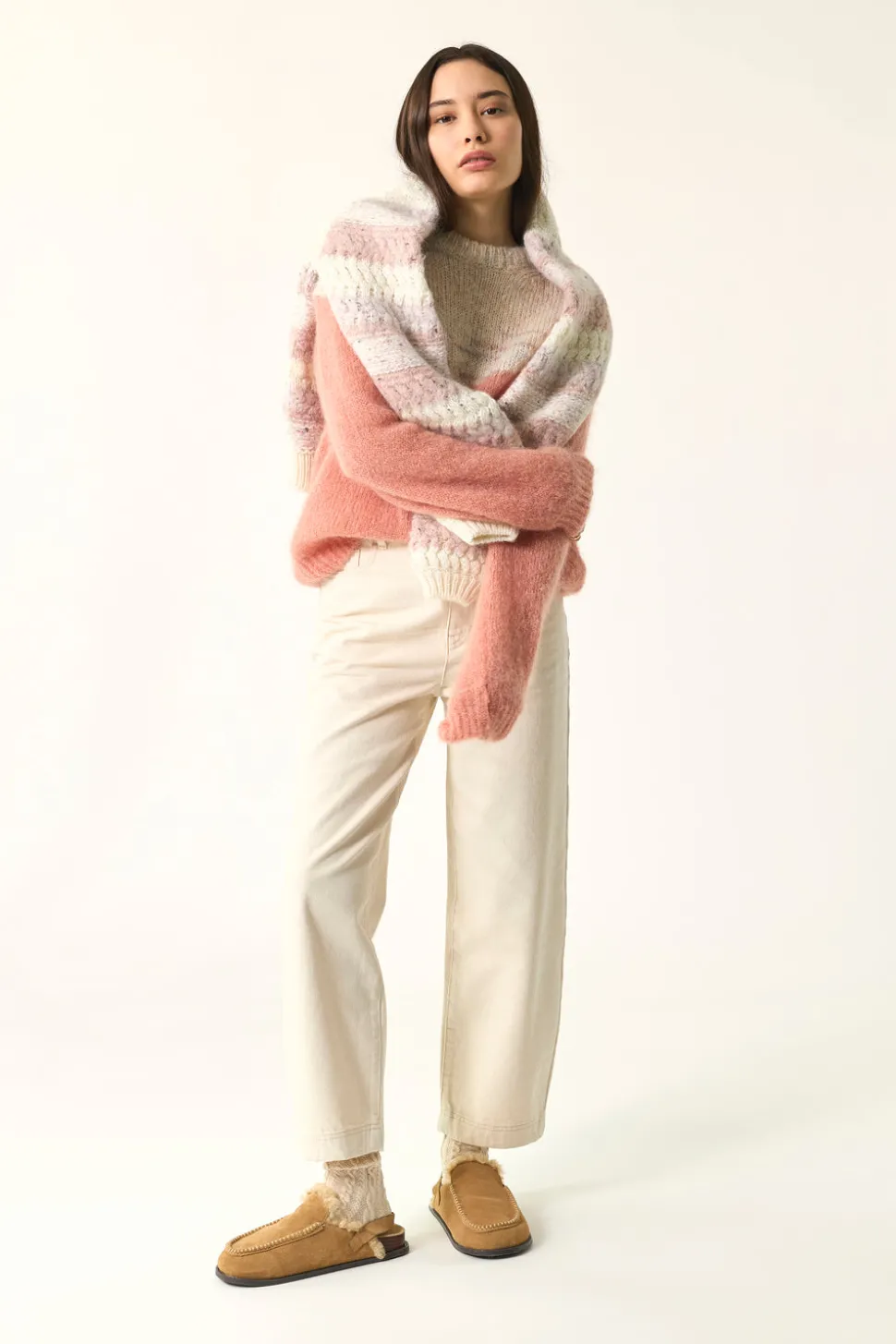 Pull Alison Coing/Brume Ecru