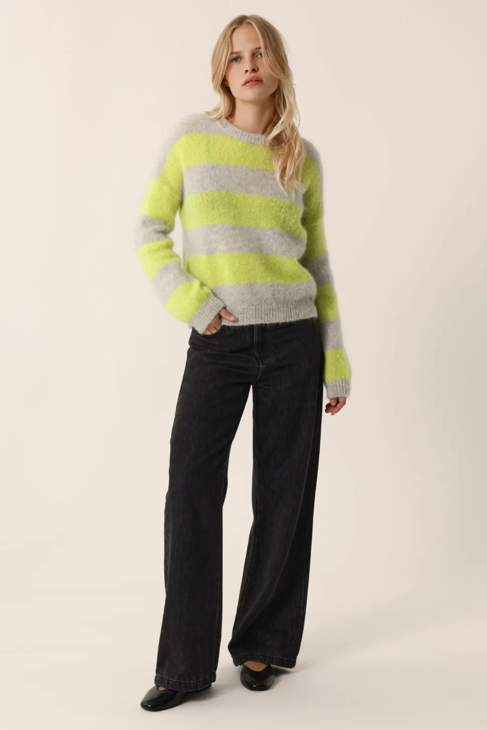 Pull Banelle Gris Chine/Luciole