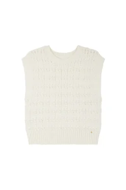 Pull sans manches Astrid Creme