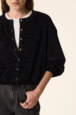 Veste maille Zoraya Noir