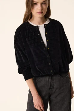 Veste maille Zoraya Noir