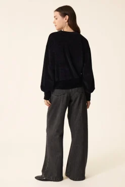 Veste maille Zoraya Noir